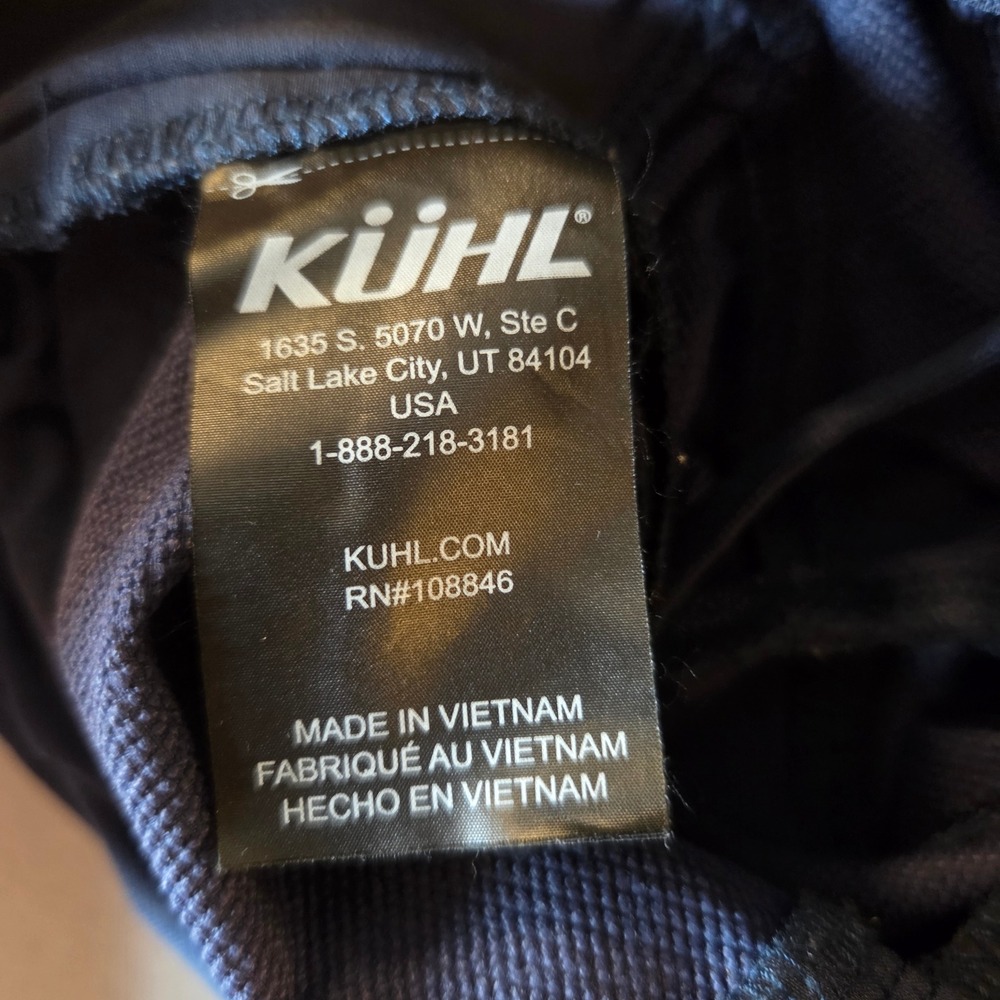 Kuhl Transcendr Navy Blue Hiking Pants Skinny Ankle Zip Size 2 Reg Gorpcore - Picture 8 of 12